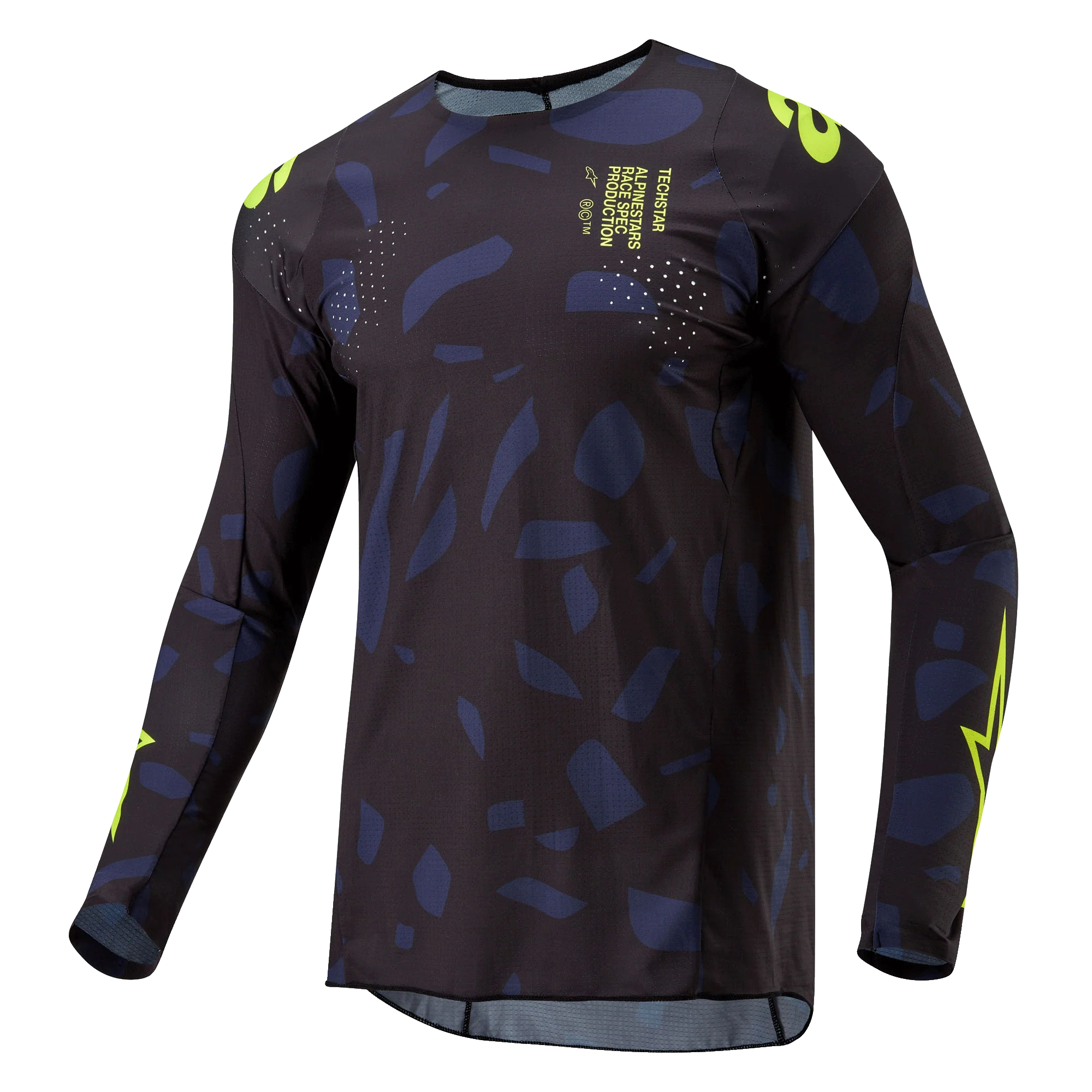 Alpinestars TECHSTAR RANTERA JERSEY (BLACK NAVY YELLOW FLUO)