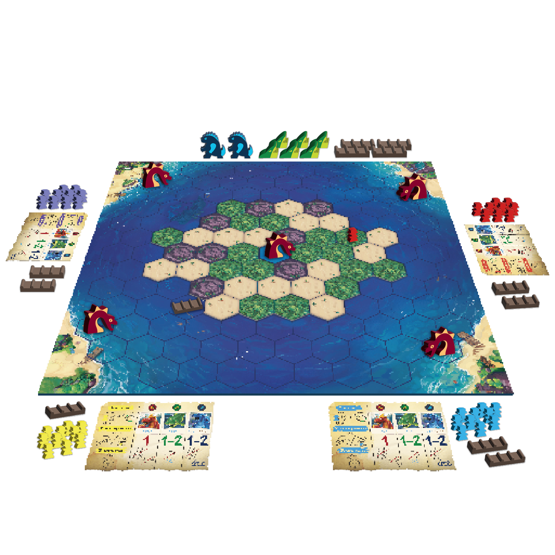 Survive: The Island หลบหนีข้ามมหาสมุทร เวอร์ชั่นใหม่ คู่มือภาษาไทย / ตัวเสริม Monster Pack เหล่ามอนสเตอร์