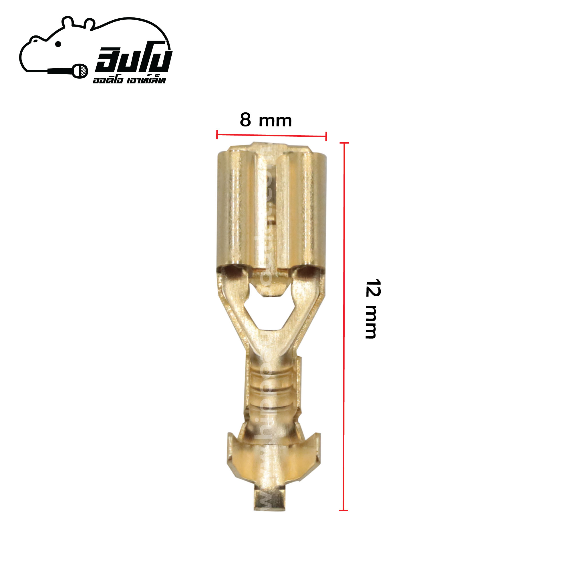 หางปลา 4.8MM. ND Faston 4.8 F AU (100ตัว) (ก1.1)