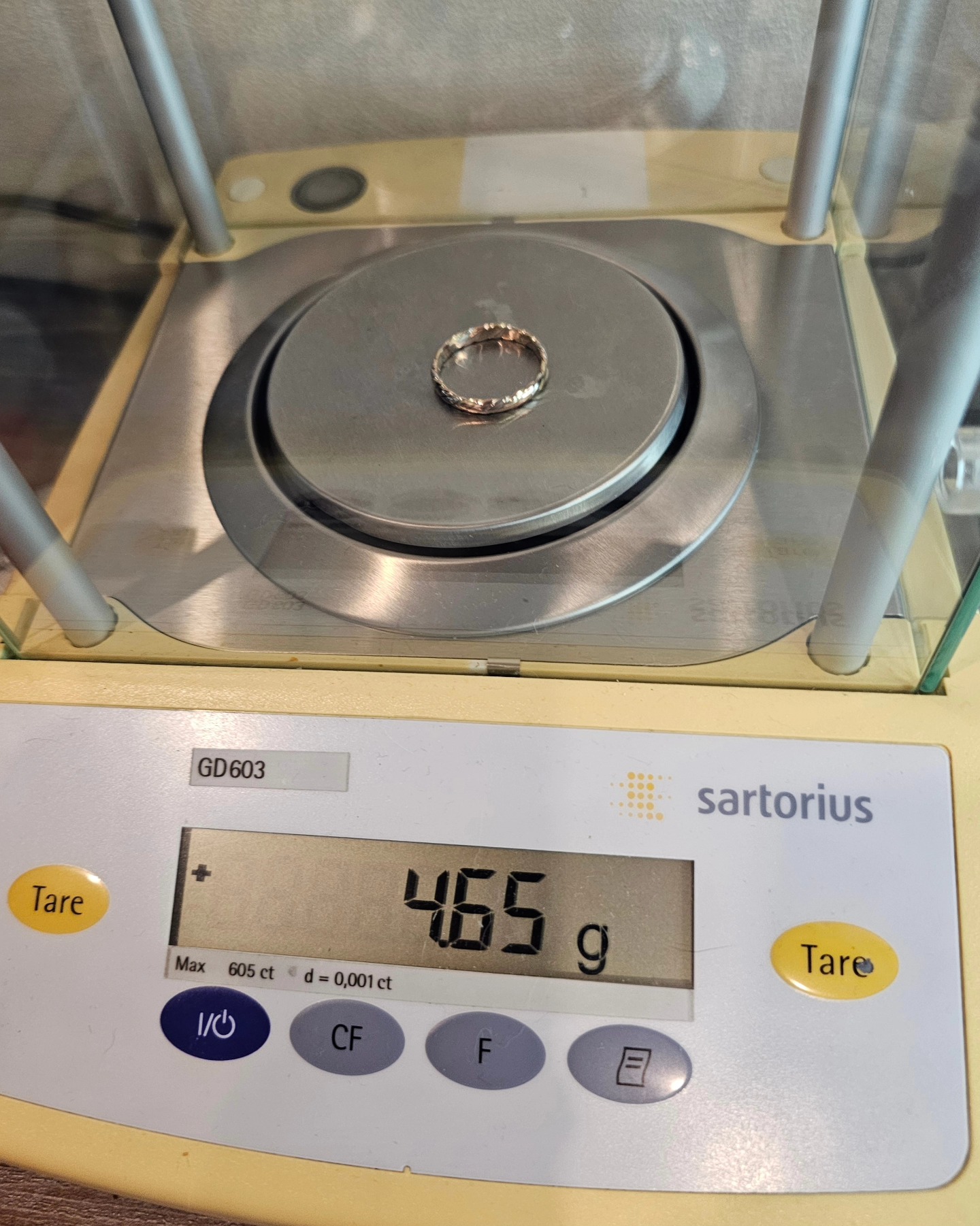 🚫ปิดการขาย(SoIdOut)🚫แหวนทองคำ 18K 3 กษัตริย์ งานนอก ไซส์ 67.5 หน้ากว้าง 3.5 มิล น้ำหนัก 4.65 กรัม ราคา 9,200.-(Net)