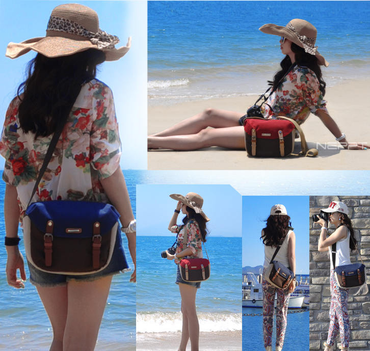 NEPPT Korean Style Camera Bag กระเป๋ากล้อง แบบสะพายข้าง แนวเกาหลี