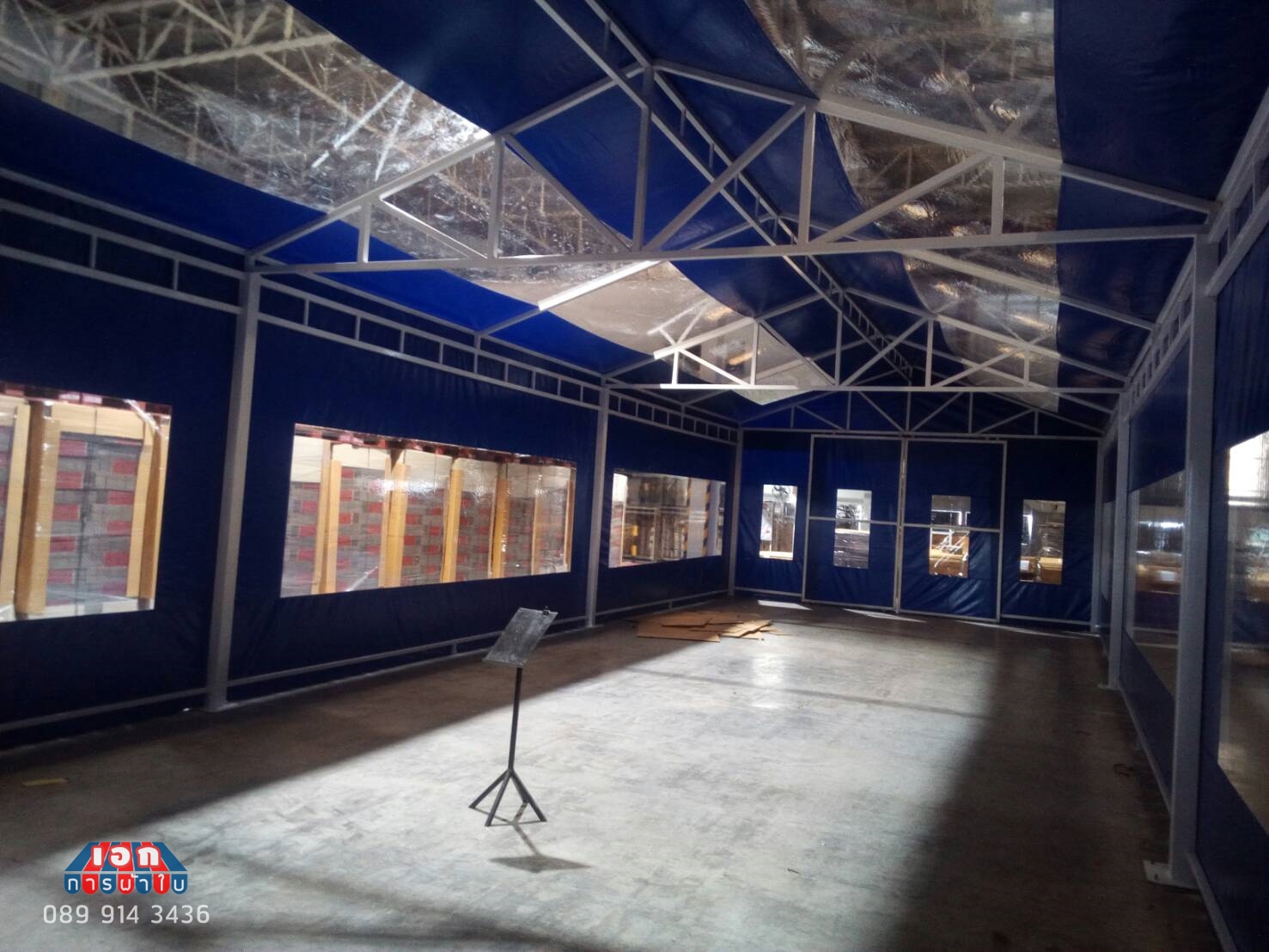 โกดังผ้าใบเก็บสินค้า (Ware house)