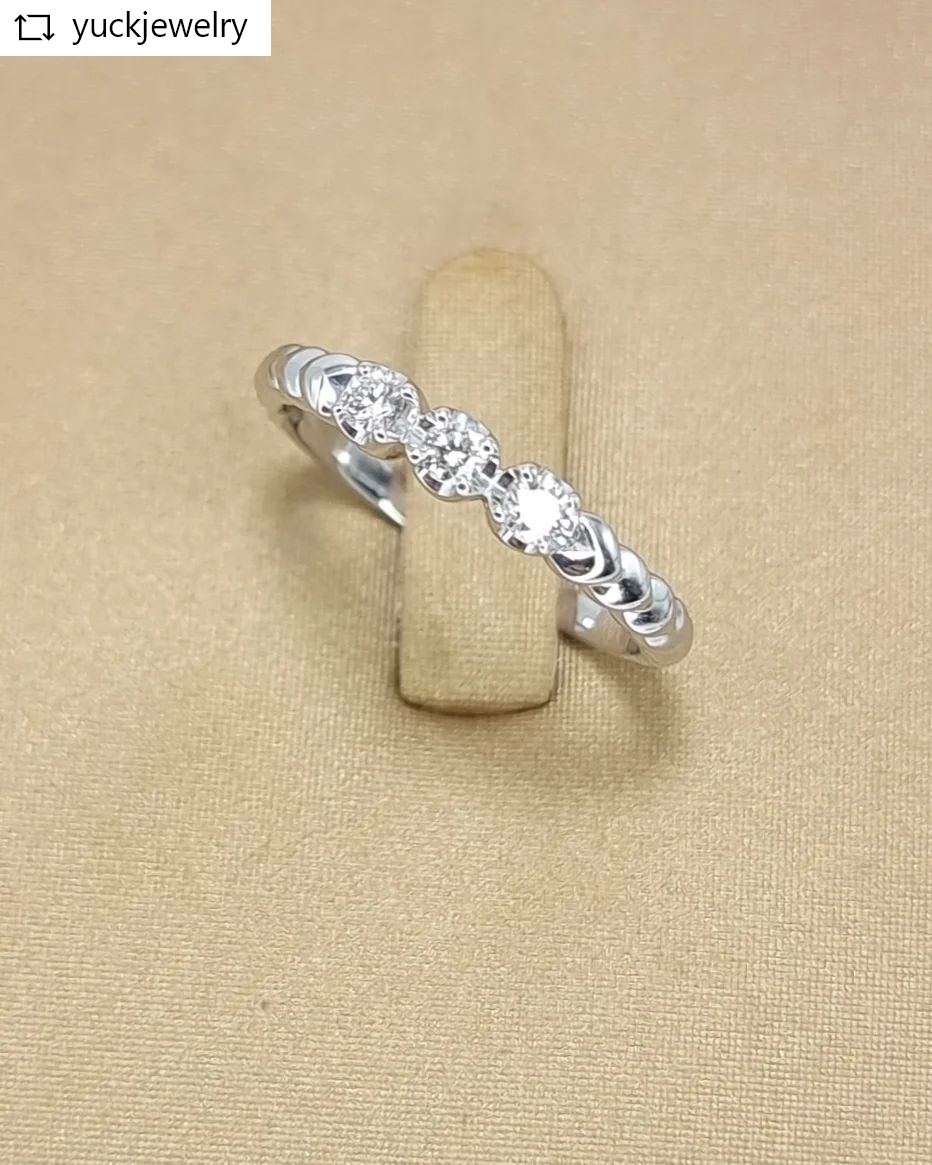 ðŦāļāļīāļāļāļēāļĢāļāļēāļĒ(SoIdOut)ðŦ āđāļŦāļ§āļāļāļāļāļāļģāļāļēāļ§ 18K āđāļāļĢāļāļāđ Jubilee āđāļāļāļĢāđāļāļŠāļĢ 3 āđāļĄāđāļ āļĢāļ§āļĄ 0.17 āļāļ°āļĢāļąāļ āļāđāļģ 99(E) āļāļ§āļēāļĄāļŠāļ°āļāļēāļ if-vvs āđāļāļŠāđ 53 āļāđāļģāļŦāļāļąāļ 2.46 āļāļĢāļąāļĄ āļĢāļēāļāļē 9500.-(Net)