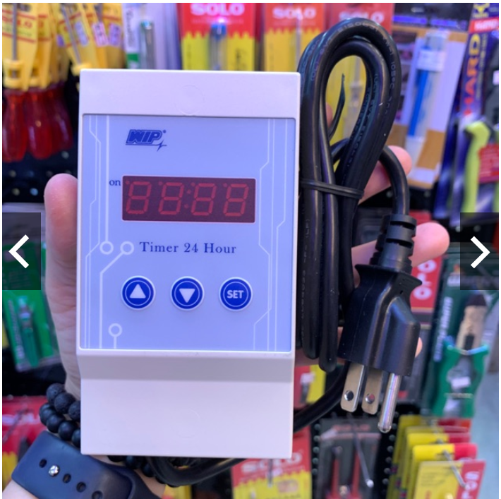 WIP ทามเมอร์ตั้งเวลาไฟฟ้า ไทม์เมอร์ 24 ชั่วโมงระบบดิจิตอล รุ่น W-TS221 Time Switch, 24 Hour