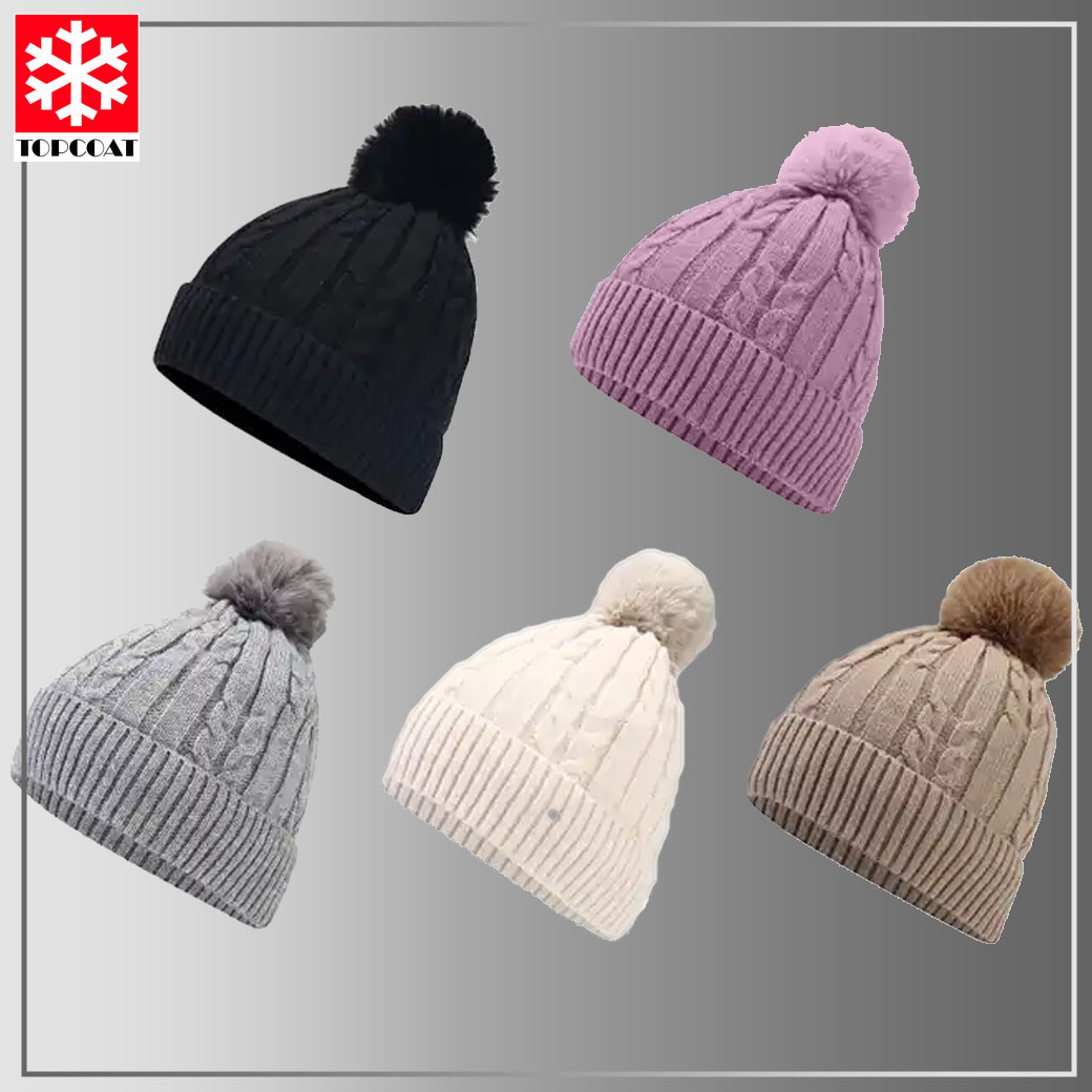 หมวกกันหนาวบุขนแกะ กันลม ช่วยสร้างความอบอุ่น สีขาว ครีม น้ำตาล ชมพู เทา ดำ