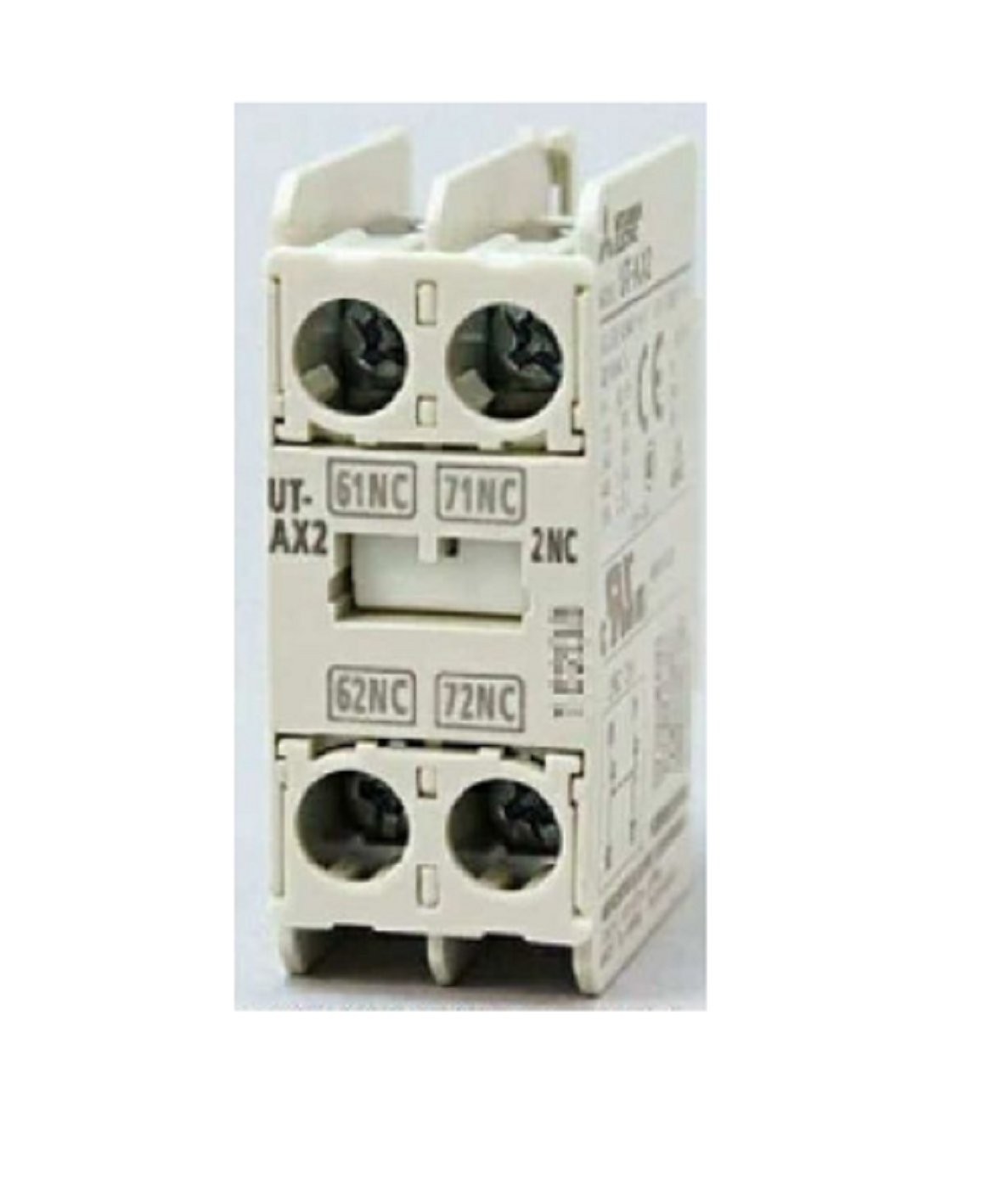 คอนแทคช่วย 1NC+1NO มิตซูบิชิ Mitsubishi Optional Units MS-T รุ่น UT-AX2 1A1B Electromagnetic opening and closing dexterity auxiliary contact