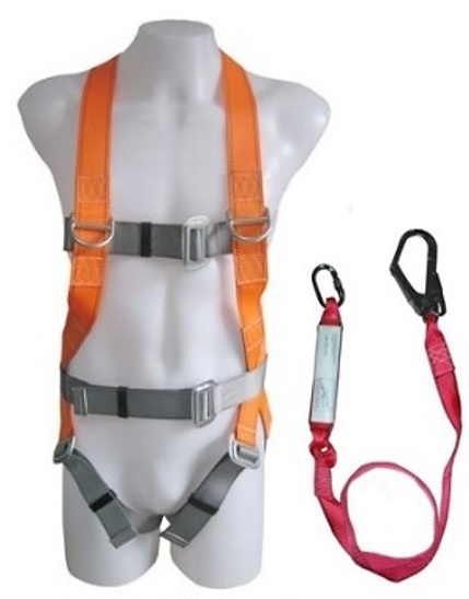Full Body Harness with Abosorber Webbing 1 Hook รหัส (700-107 , 700-103)