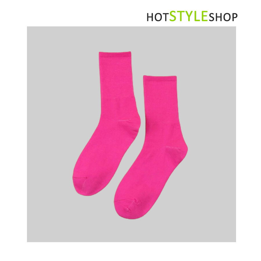 ถุงเท้าสีนีออนสะท้อนแสง