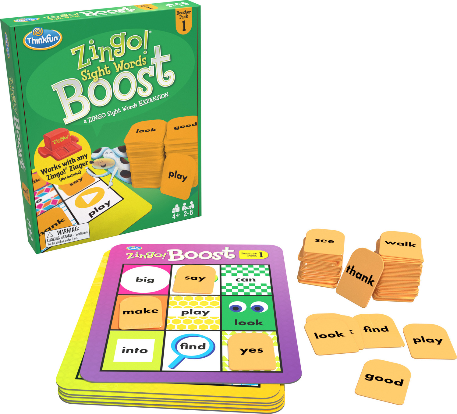 Zingo Sight Words Boost: Pack 1
