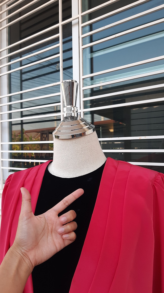 เสื้อวินเทจทรงสูท สีชมพูเปรี้ยวจี๊ดจ๊าด