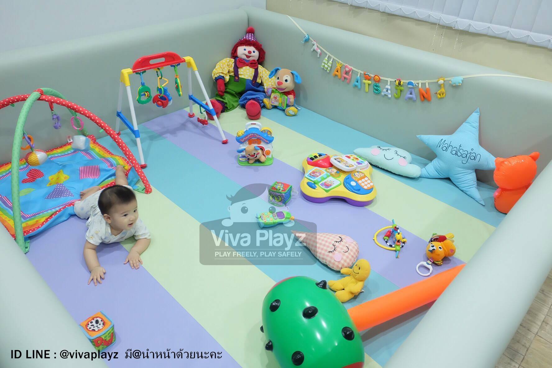 ขอบคุณคุณมิ้มนะคะ คอกกั้นเด็ก Viva Playz ขนาด 7ฟุต