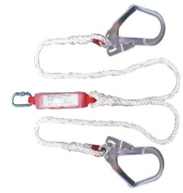 Safety Lanyard With Absorder 2 hook