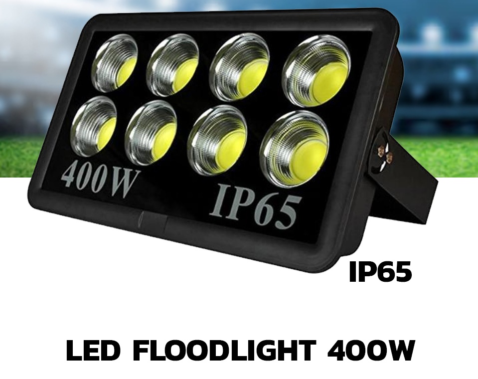 ไฟCOB LED 400W โคมไฟกลางแจ้ง COB Floodlight 220V Spotlight IP65 โคมไฟสวนกลางแจ้ง LED กันน้ำที่ทันสมัย LED Floodlight