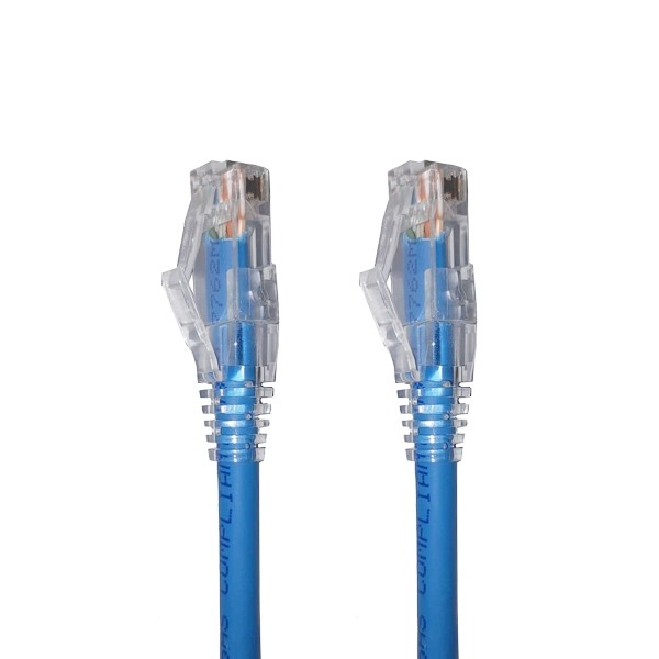 LINK สาย อินเตอร์เน็ต สำเร็จ PATCH CORD CAT6 5เมตร (5M) LSZH, สีน้ำเงิน ยี่ห้อลิ้งค์ รุ่น US-5105LZ-4 พร้อมใช้งาน