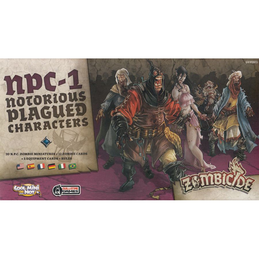 Zombicide: NPC-1 Notorious Plagued Characters