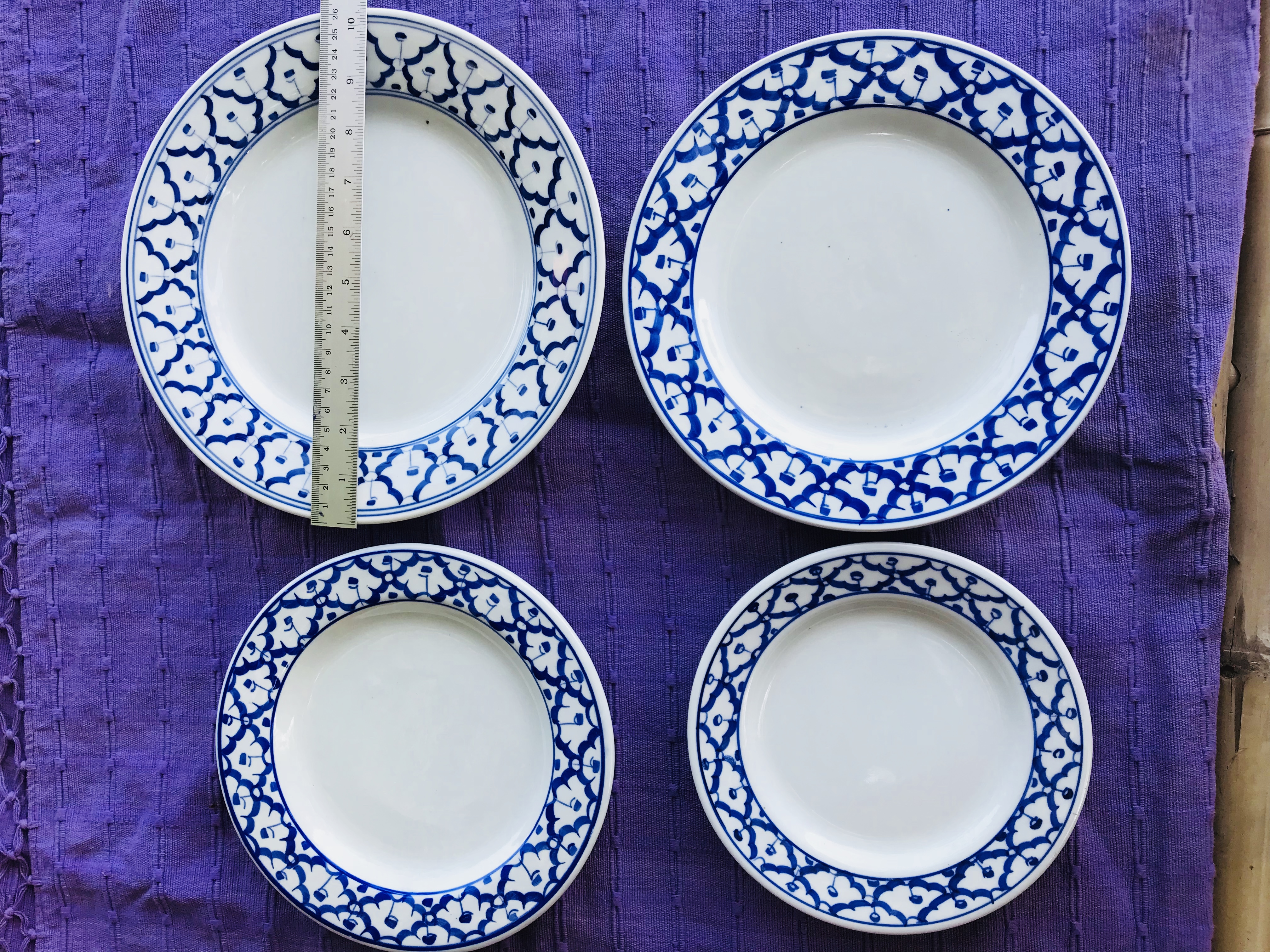 จานกลมลายไทย7"