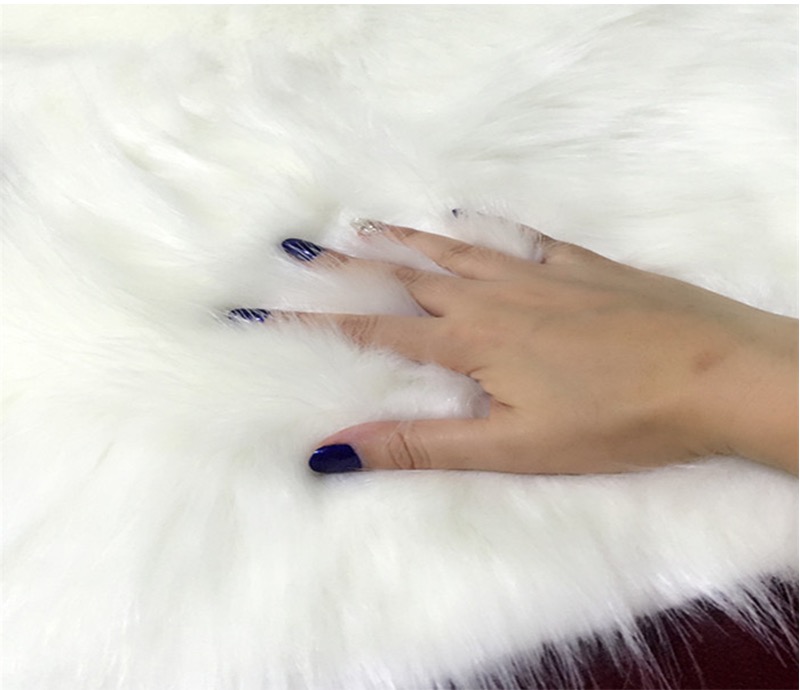 พรมขนมิ้งค์ - สีขาว