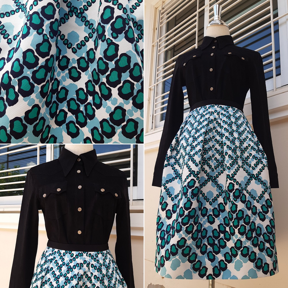 กระโปรงลายเสือสีฟ้า งานน่ารักมาก