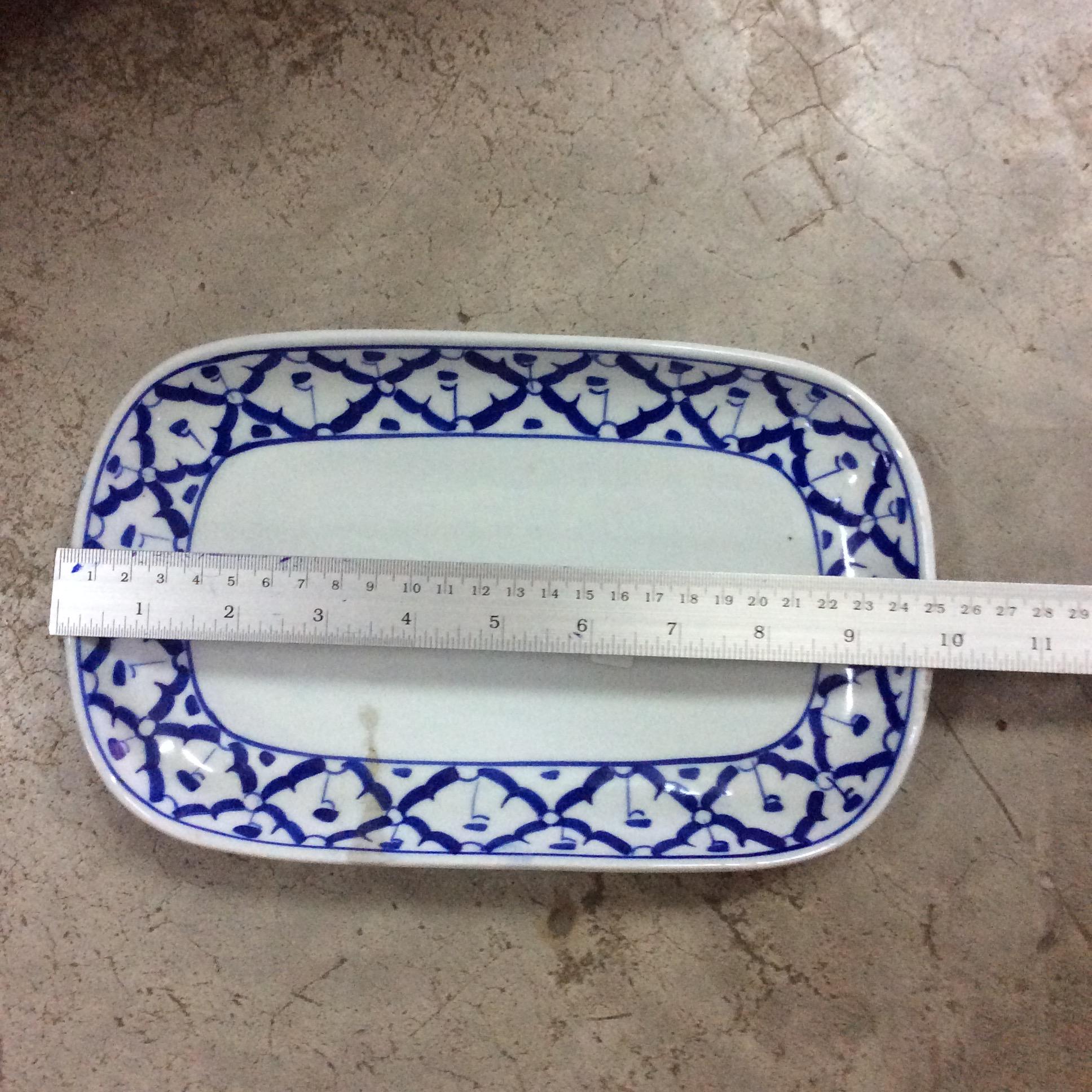 จานเปลลายไทย10"