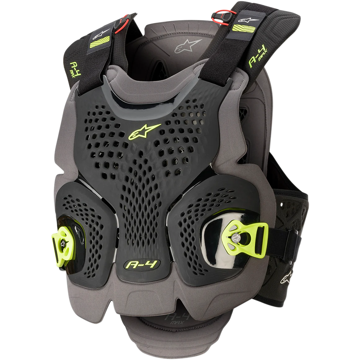 Alpinestars A-4 MAX CHEST PROTECTOR (BLACK ANTHRACITE YELLOW FLUO)