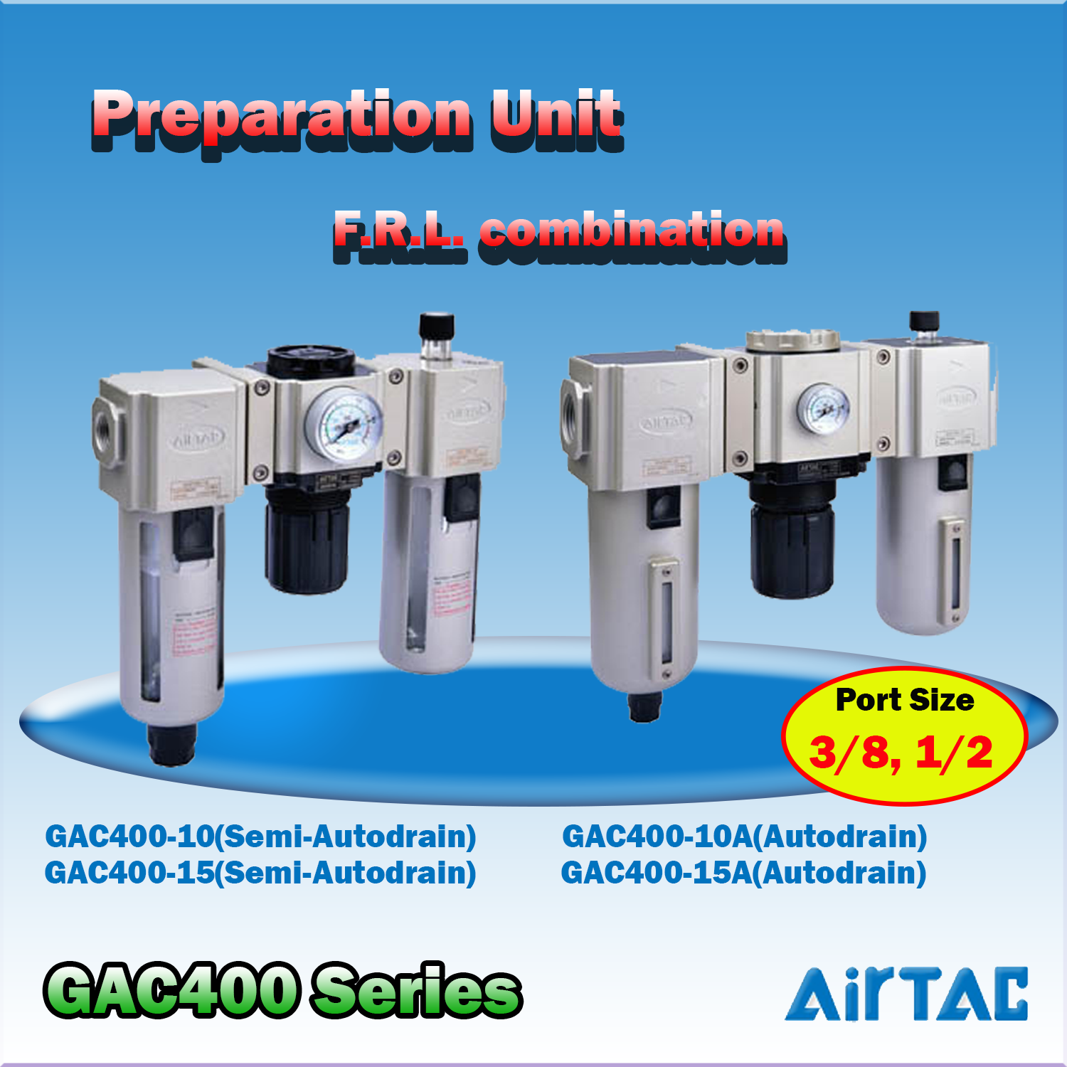 Airtac F.R.L. Combination GAC400
