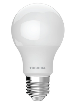TOSHIBA หลอดไฟ LED รุ่น A60 9 วัตต์ ขั้ว E27 มี 3 แสง Warm White, Cool White, Daylight ประหยัดไฟถึง 88 %