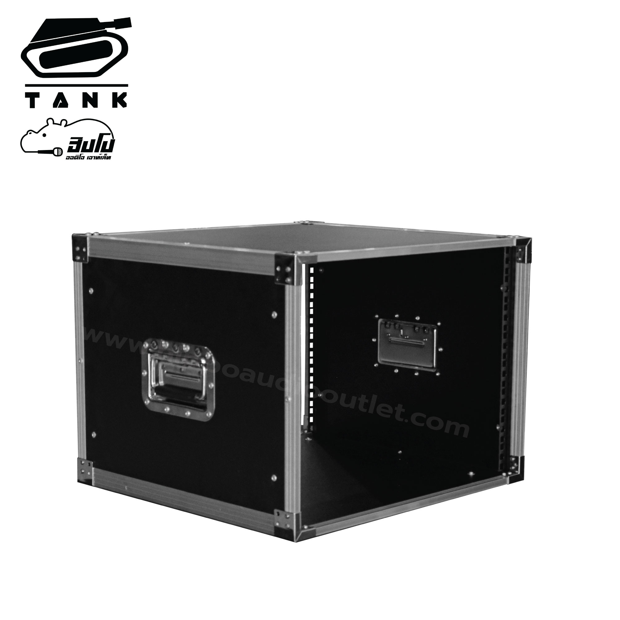 ตู้แร็ค TANK DW 8U ลึก 17 นิ้ว ไม่มีฝา (B3.1)