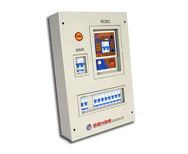 Sense ตู้กันดูดเซนส พร้อมเครื่องตัดไฟรั่ว (RCBO) เลือกได้ รุ่นTS10 และ รุ่น TS10 กันซ๊อต แบบแยกส่วน (Split Bus) ขนาด10วงจรย่อย A1