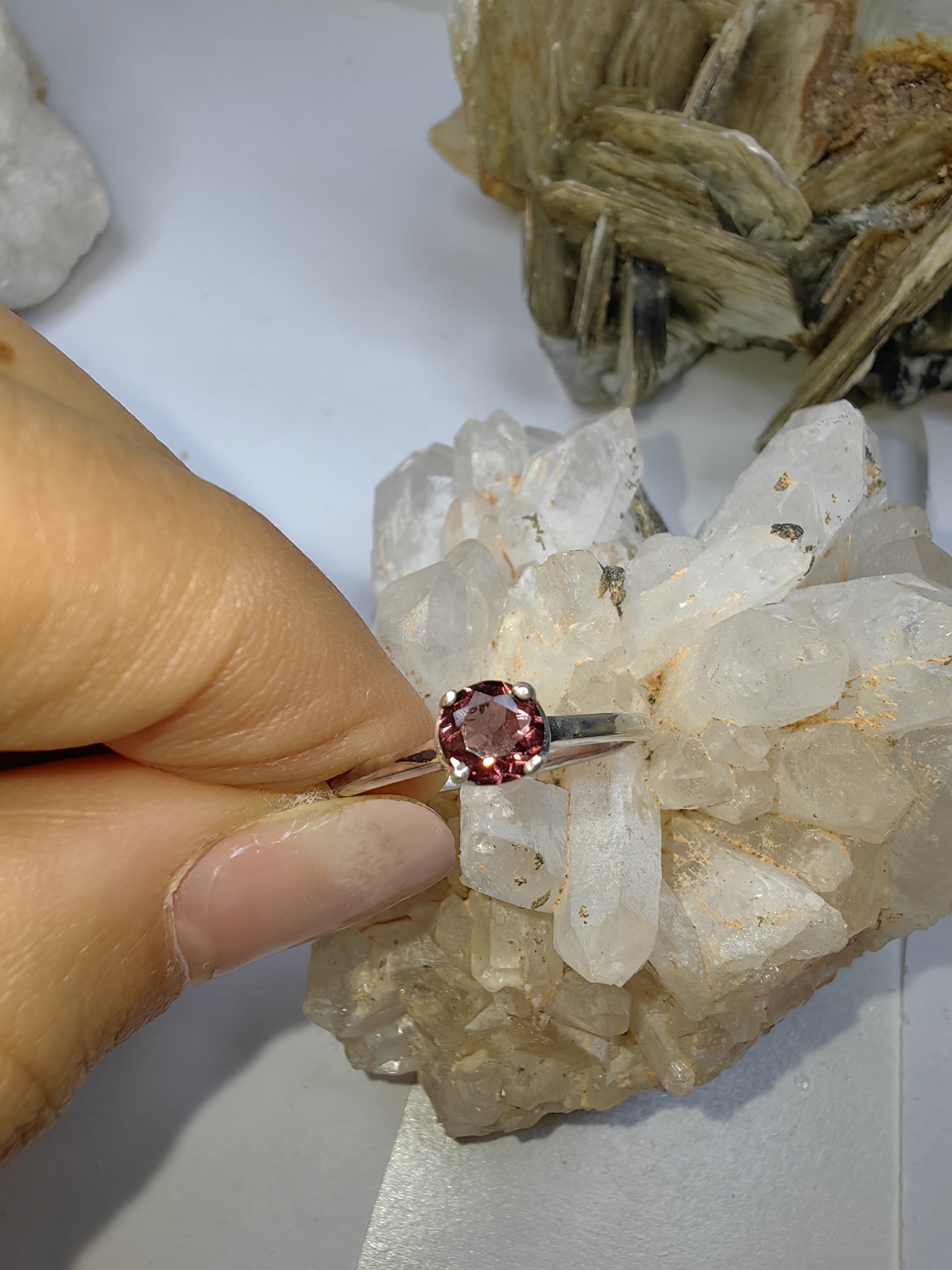 ทับทิม เงินแท้ 92.5% Ruby 925 Sterling Silver Ring