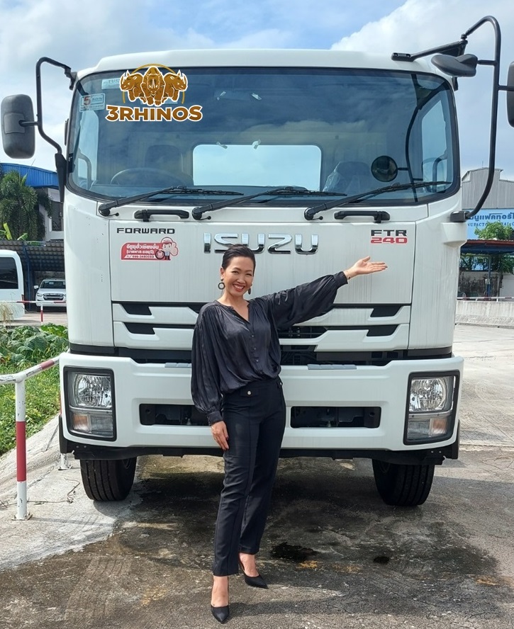 พรมยางปูพื้นรถบรรทุกISUZUรุ่นFTR240