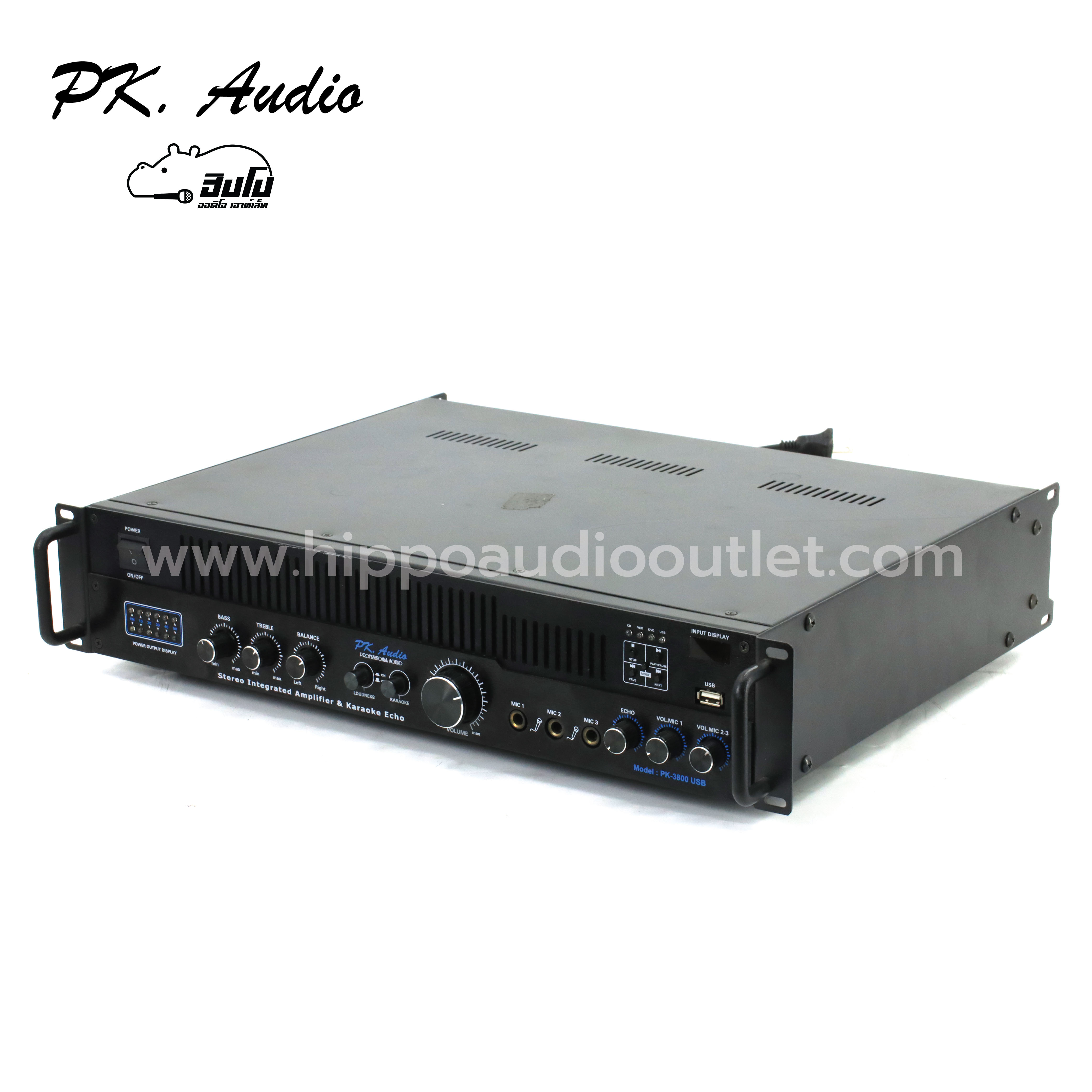 PK AUDIO PK 3800USB ขยาย (PP1)