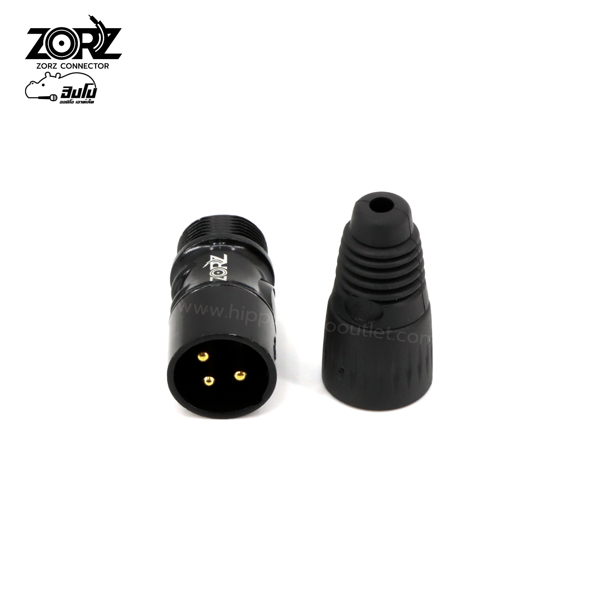 ปลั๊กแคนนอลผู้ ZORZ ZR 901MB (แพ็คถุง) (SP1)