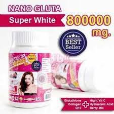 Nano Gluta Super White 800000 mg. ของแท้100%