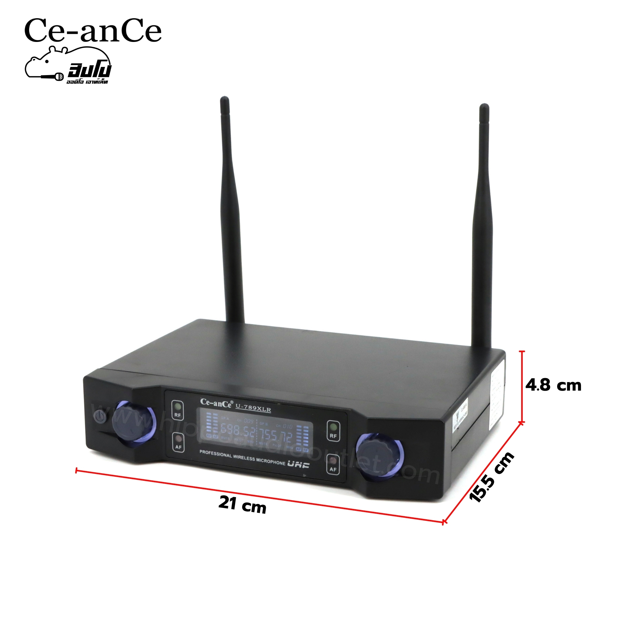 ไมค์ลอยคู่ Ce ance U 789 XLR (HP001-01)