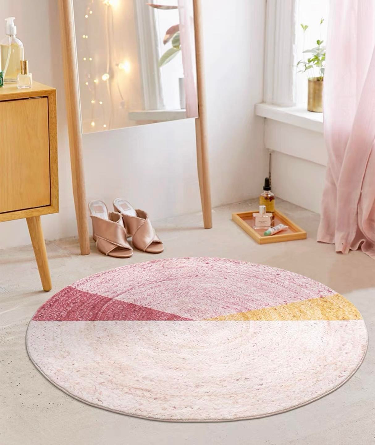 พรมทรงกลม นุ่มพรีเมี่ยม 101