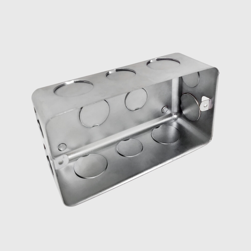 ฝาปิด BOXCLOSE บล๊อคเหล็ก ฝาปิดบ๊อกเหล็ก 2x4 ฝาปิดบ้อกเหล้ก ฝาเหล็กไฟ SEC SC 10ชิ้น ฝาปิดบ๊อก