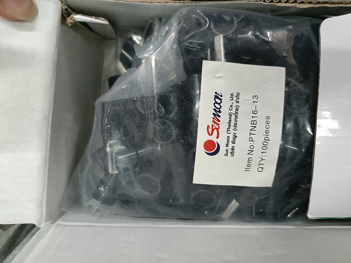หางปลาเข็มหุ้ม หางปลาเสียบ หางหนู (ก้านไม้ขีด) เบอร์16 รุ่น PTNB 16-13 SIZE : 16 SQMM( 100 ตัว )
