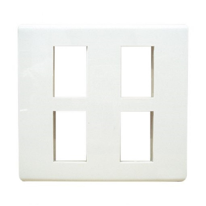 Zeberg ชุดสวิทซ์ไฟ ชุดปลั้กไฟ พร้อมบ๊อกผนัง รุ่น 4X4 ขนาด 4ช่อง 6ช่อง ยี่ห้อ ซีเบริก ปลั๊กกราวน์คู่ / ปลัก/ สวิทซ์ / บ๊อก ครบชุด