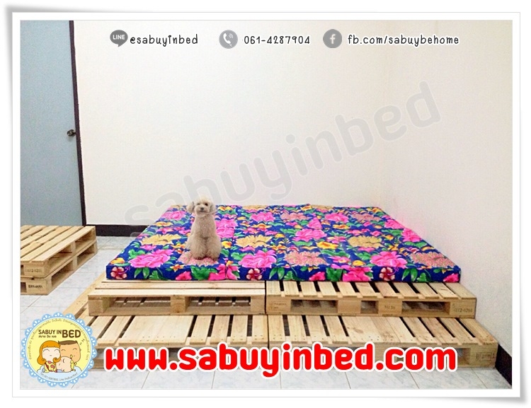 ที่นอนนุ่น แบบพับ 3 ตอน ไซด์ 5 ฟุต ยัดนุ่นแน่น ผ้าหนา Kapok Mattress (Noon) พับนุ่น (ขนาด 150x165-170x7.5 ซม.)