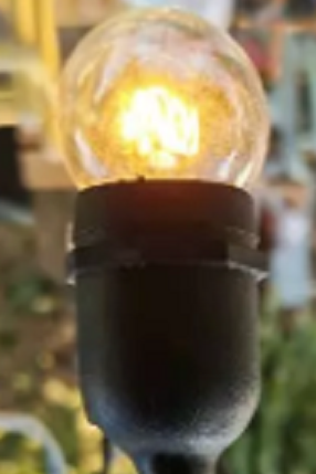 10หลอด หลอดไฟ LED ทรงปิงปอง ฝาใส ฝาขุ่น 3W ขั้วเกลียว E27 สำหรับประดับตกแต่ง งานเทศกาล Warm White