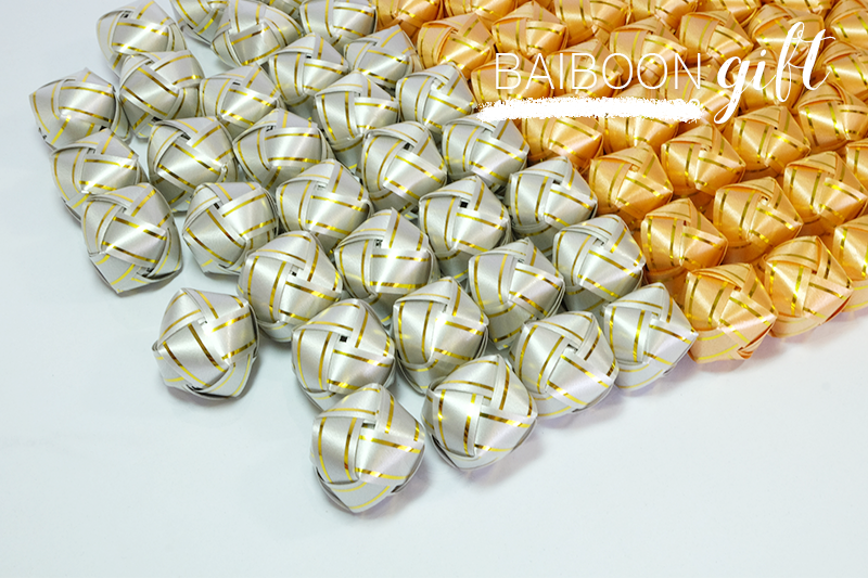 ริบบิ้นขอบทอง เบอร์ 2 ยาว 300 หลา ตรา SUN