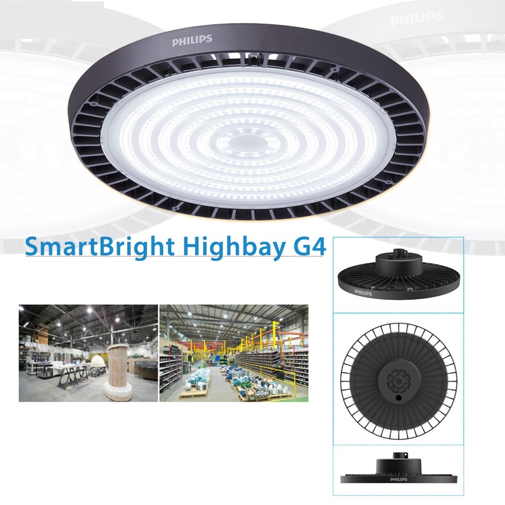 Philips โคมไฟไฮเบย์ แอลอีดี ฟิลิปส์ 200W SmartBright Highbay G3 BY239P LED200