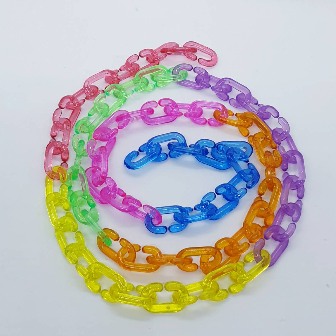 โซ่ C เล็กใสแยกสี