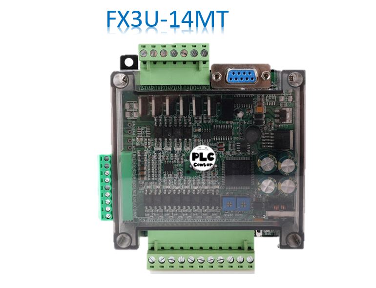 PLC BOARD FX3U-14MT+6AD+2DA+1RS485 (รุ่น TOP มีแบตเตอรี่ Backup)