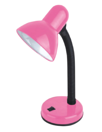 SHINING LED Table Lamp โคมไฟตั้งโต๊ะ โคมไฟอ่านหนังสือ ขั้ว E27 มีให้เลือก 4 สี แดง, ฟ้า , เทา และชมพู