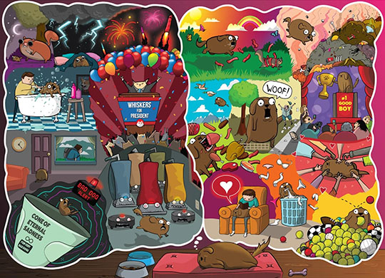 [Puzzle] Exploding Kitten: The Dreams and Nightmares of a Dog