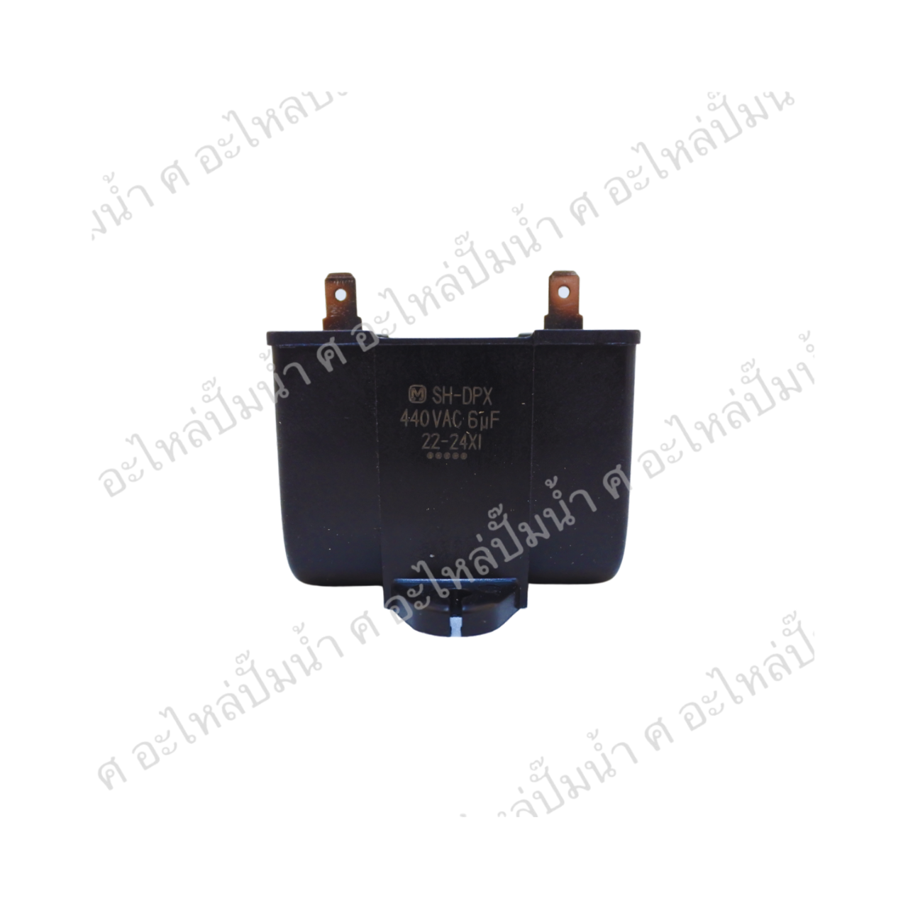 คอนเดนเซอร์ 6 uf x 440 v. HTC-125-175 GX แท้