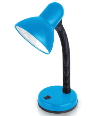 SHINING LED Table Lamp โคมไฟตั้งโต๊ะ โคมไฟอ่านหนังสือ ขั้ว E27 มีให้เลือก 4 สี แดง, ฟ้า , เทา และชมพู