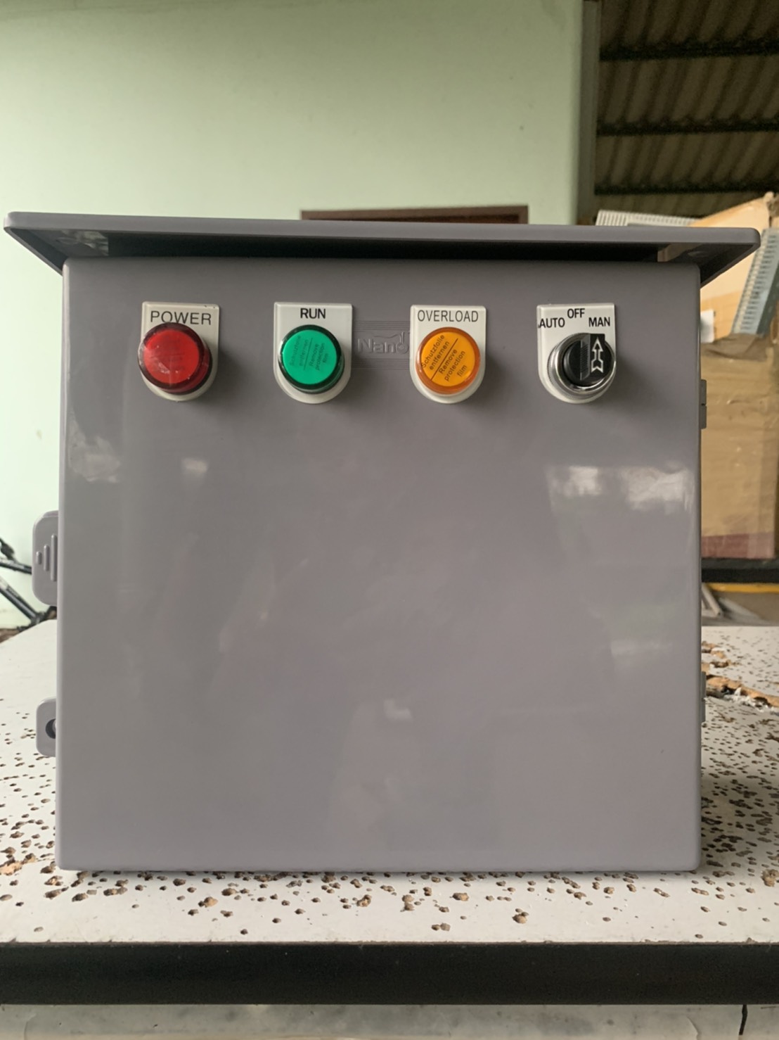 ตู้ควบคุมปั๊มน้ำ 5 Hp 220v ใช้งานร่วมกับลูกลอยไฟฟ้า