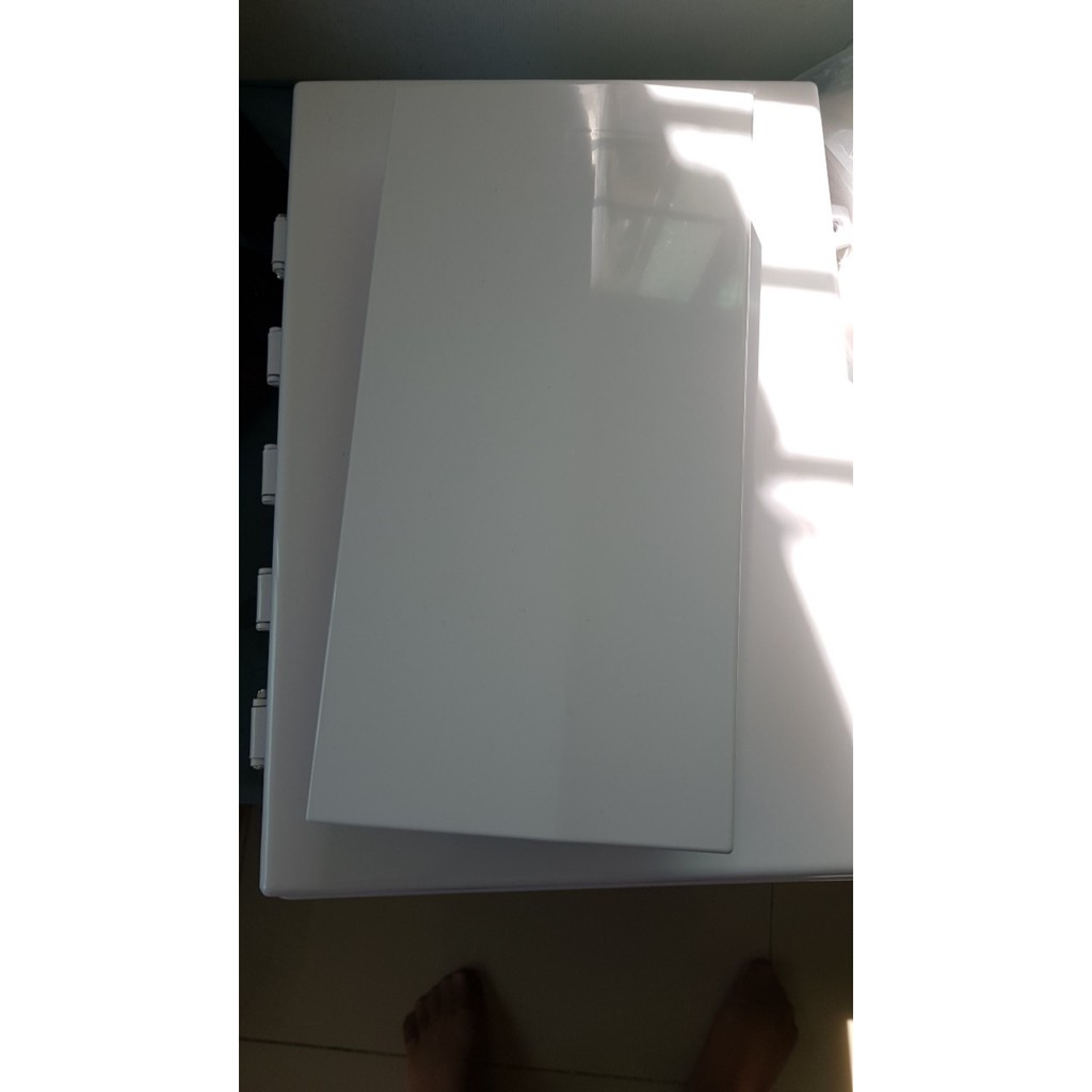 NANO ตู้พลาสติกกันฝน ตู้กันน้ำ เบอร์ 4 NANO 15x21x8 นิ้ว (1 ชิ้น/กล่อง) NANO-104 สำหรับใส่อุปกรณ์ภายนอก ตู้ใส่ไฟฟ้า